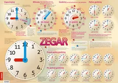 Plansza edukacyjna Zegar - Outlet