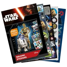 Zestaw nalepek Star Wars 200+ - Outlet