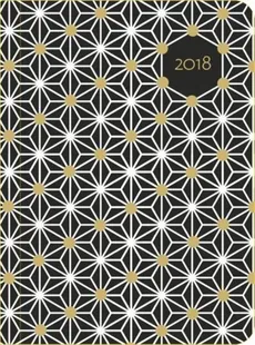 Kalendarz dzienny DI1 2018 Czarno-biały wzór - Outlet
