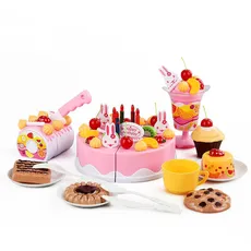 Tort urodzinowy do krojenia różowy - Outlet