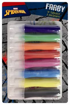 Farby w tubach z pędzlami 14ml 8 kolorów