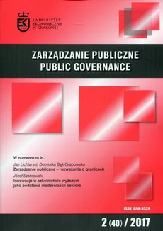 Zarządzanie Publiczne 2 (40) 2017