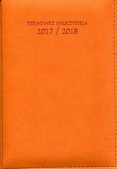 Terminarz nauczyciela 2017/2018 A5 Vivella pomarańczowy