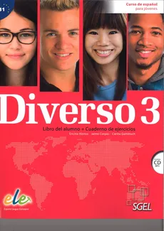 Diverso 3 Podręcznik + ćwiczenia + CD MP3 - Gambluch Carina, Alonso Encina, Corpas Jaime