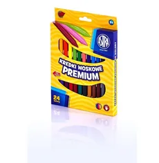 Kredki woskowe Premium 24 kolory - Outlet