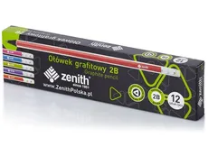 Ołówek grafitowy Zenith 2B 12 sztuk