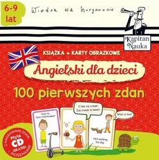 Angielski dla dzieci. 100 pierwszych zdań (książka + karty obrazkowe) - Katarzyna Dulińska, Marta Filipek