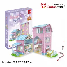 Puzzle 3D Alisa's home Domek dla lalek 74 elementy
