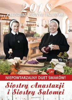 Kalendarz 2018 z nowymi przepisami Siostry Anastazji i Siostry Salomei - Outlet - Anastazja Pustelnik