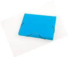Focus teczka box na gumkę A4 niebieska