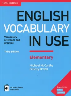 English Vocabulary in Use Elementary with answers and ebook with audio - Outlet