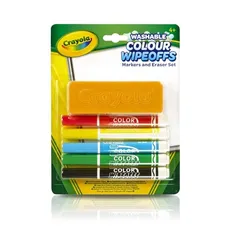 Crayola Markery do białej tablicy 5 sztuk - Outlet