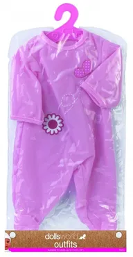 Ubranko Deluxe Fashion Boutique dla lalek do 41cm rożowe z motylkiem - Outlet