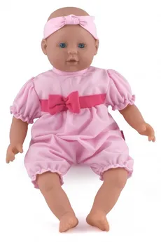 Lalka Bobas 46 cm Aimee z luksusowym ubrankiem jasnoróżowa