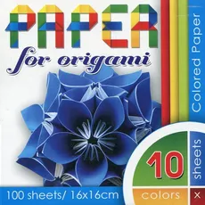 Papier do origami 16x16 cm 100 arkuszy 70g/m2 - Outlet