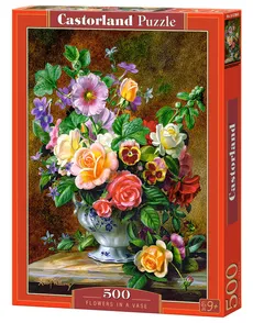 Puzzle Flowers in a Vase 500