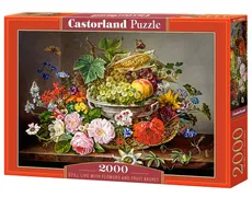 Puzzle Still Life with Flowers and Fruit Basket 2000