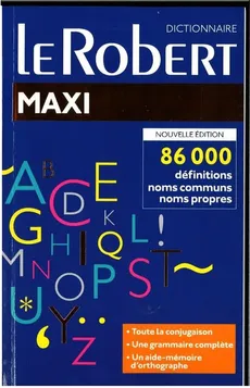 Dictionnaire le Robert Maxi langue francaise - Outlet