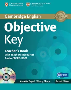 Objective Key Teacher's Book with Teacher's Resources + CD - Outlet - Annette Capel, Wendy Sharp