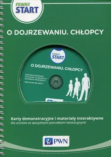 Pewny start O dojrzewaniu Chłopcy Karty demonstracyjne i materiały interaktywne + CD - Outlet - Izabela Fornalik