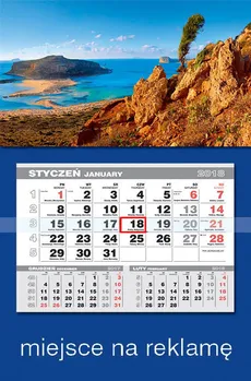 Kalendarz 2018 jednodzielny LUX