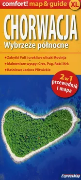 Chorwacja Wybrzeże północne 2w1 przewodnik i mapa