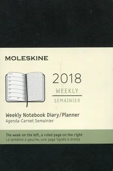 Kalendarz Moleskine 2018 czarny