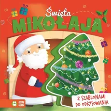 Święta Mikołaja Książka z szablonami do odrysowania - Outlet