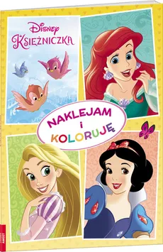 Disney Księżniczka Naklejam i koloruję - Outlet