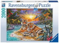 Puzzle Rodzina tygrysów  2000