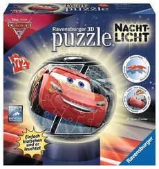 Puzzle 3D lampka Auta 3 72