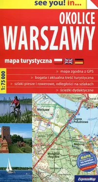 Okolice Warszawy mapa turystyczna 1:75 000 - Outlet