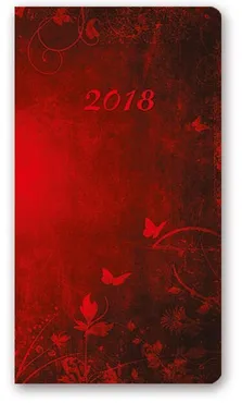 Kalendarz 2018 A6 11T kieszonkowy Aksamit