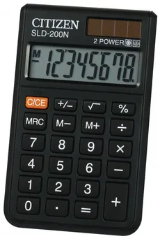 Kalkulator kieszonkowy Citizen SLD-200N czarny