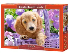 Puzzle 1000 Puppy in Basket