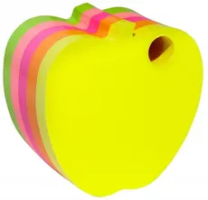 Bloczek samoprzylepny DONAU jabłko kostka 400 kartek neonowe