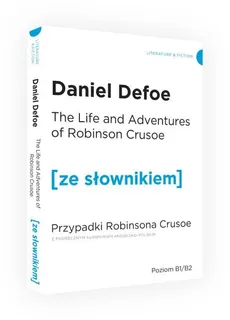 Przypadki Robinsona Crusoe wersja angielska z podręcznym słownikiem - Outlet - Daniel Defoe