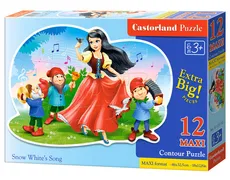 Puzzle 12 maxi konturowe.:Snow White's Song
