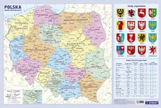 Podkładka Administracyjna mapa Polski - Outlet