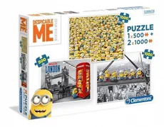 Puzzle 1x500  2x1000 Minionki