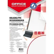 Okładki do bindowania Office Products PVC A4 transparentny