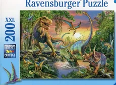 Puzzle XXL 200 Świat dinozaurów