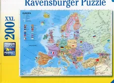 Puzzle XXL 200 Polityczna mapa Europy