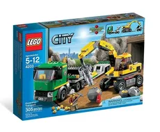 Klocki Lego City: Koparka z transporterem, 4203