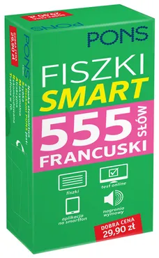 Fiszki Smart 555 słów Francuski
