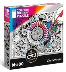 Puzzle 3D Colour Therapy Kwiaty
