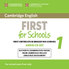 Cambridge English First for Schools 1 2CD