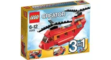 Klocki Lego Creator: Czerwony śmigłowiec 3w1