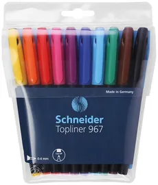Cienkopisy Schneider Topliner 967 10 kolorów