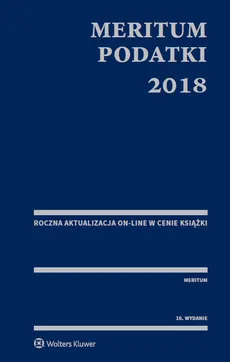 Meritum Podatki 2018 - Outlet - Aleksander Kaźmierski